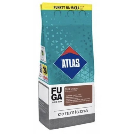 JOINT POUR CARRELAGE CERAMICZNA ATLAS - 5 kg BRUN 023