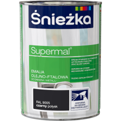 Émail Alkyd Supermal® - Noir - 800 g - Haute Résistance