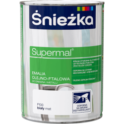 Émail Alkyd Supermal® - Blanc Mat - 800 g - Haute Résistance