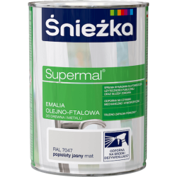 Émail Alkyd Supermal® - Gris Cendré Clair Mat - 800 g - Haute Résistance