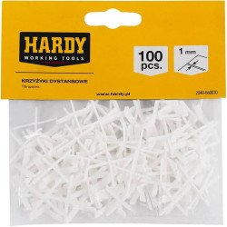 Entretoises pour Carrelage - Croix de Joint - 1 mm - Lot de 100 Pièces