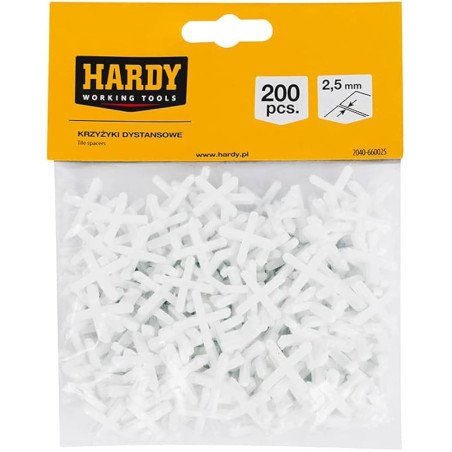 Entretoises pour Carrelage - Croix de Joint - 2,5 mm - Lot de 200 Pièces