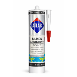 ATLAS Silikon Sanitaire SILTON S 037 – Silicone sanitaire élastique et résistant à l’humidité