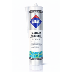 ATLAS Silikon Sanitaire SILTON S 036 – Silicone sanitaire élastique haute résistance à l’humidité