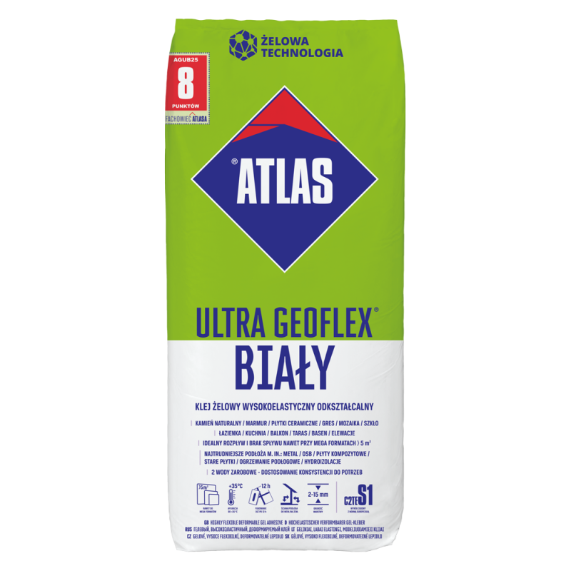 ATLAS ULTRA GEOFLEX BLANC 25 KG