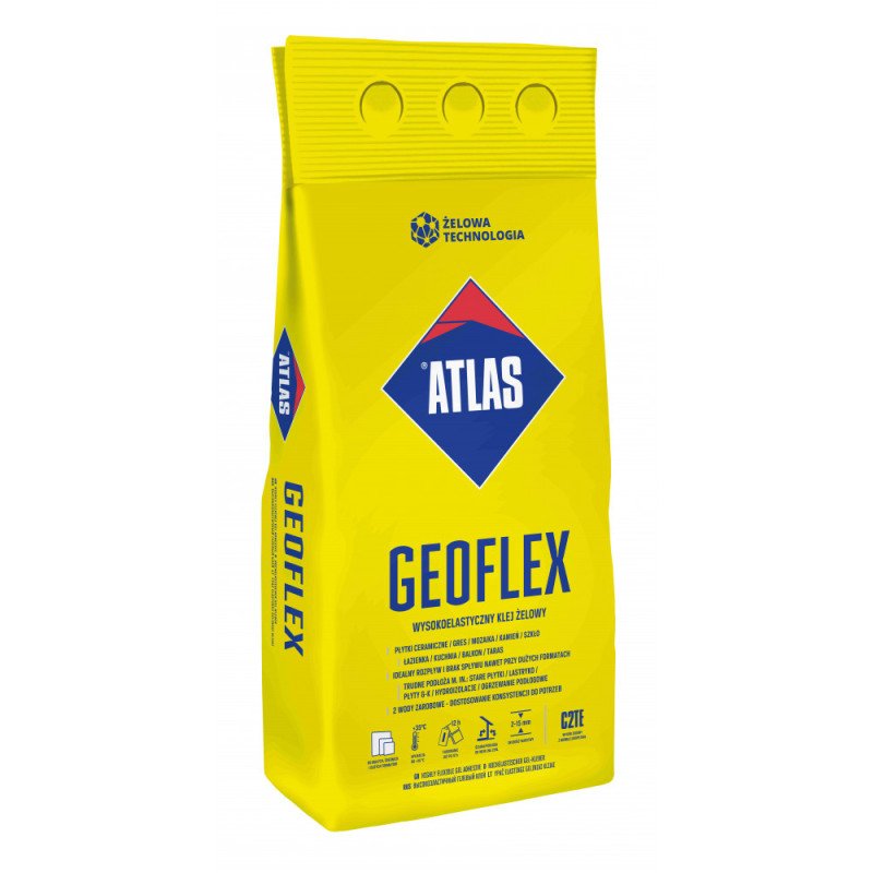 ATLAS GEOFLEX C2TE Colle pour carrelage – 5 kg