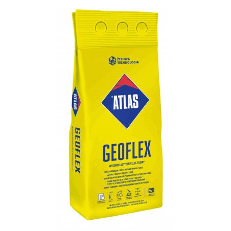ATLAS GEOFLEX C2TE Colle pour carrelage – 5 kg