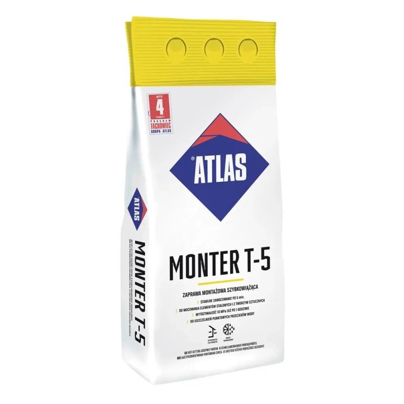 Atlas Monter T-5 – Mortier de montage 5 kg