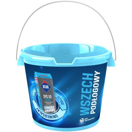 Seau en plastique renforcé 20 litres avec anse métallique