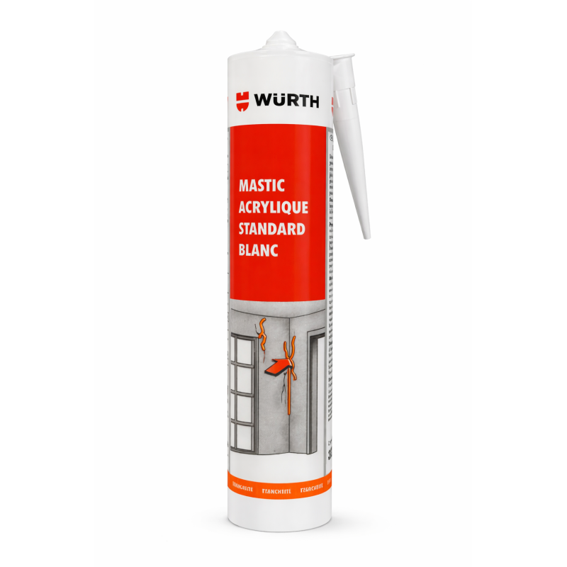 Mastic Acrylique Standard 310 ml Blanc