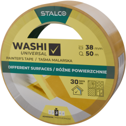 Ruban de masquage Washi orange standard 38 mm x 50 m