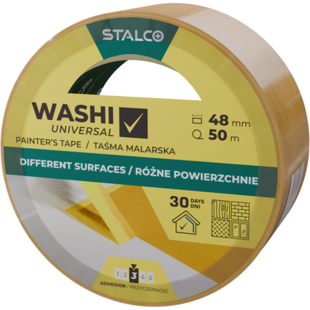 Ruban de masquage Washi orange standard 48 mm x 50 m